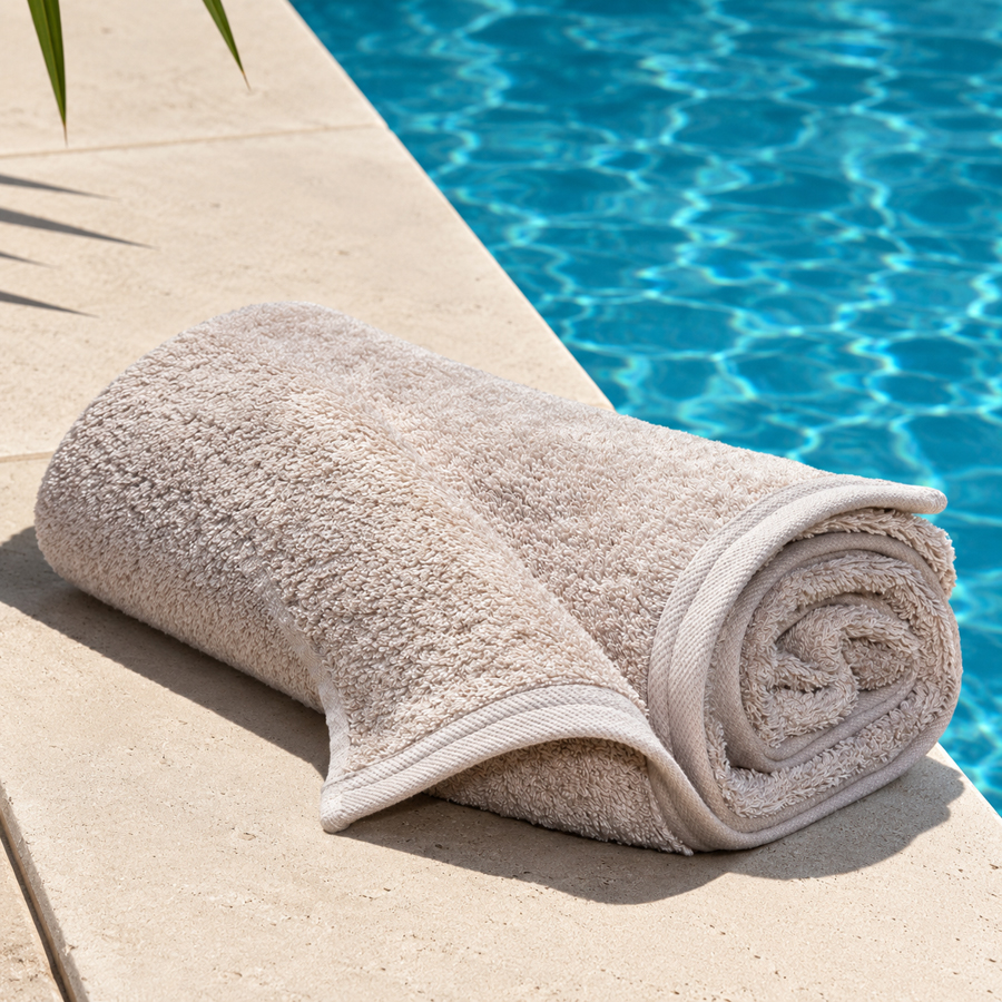 Πετσέτα Πισίνας-Spa-Παραλίας (80x160) Chlorine Resistant 100% Βαμβάκι 450γρ Beach Towel Sand