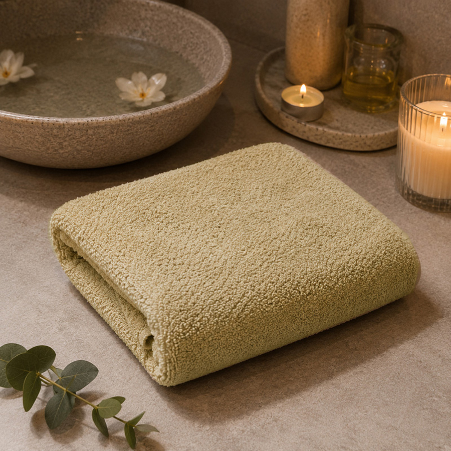 Πετσέτα Προσώπου Spa (50x90) 100%Βαμβάκι 450gr Spa Towel Sand